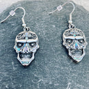 Sanity Jewelry Earrings Abalone - Day Of The Dead Earrings SK2593E