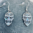 Sanity Jewelry Earrings Abalone - Day Of The Dead Earrings SK2593E
