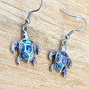 Abalone - Turtle -Sea Turtle Earrings SK2567E Earrings Biker Jewelry Skull Jewelry Sanity Jewelry Stainless Steel jewelry
