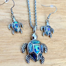 Abalone - Turtle -Sea Turtle Earrings SK2567E Earrings Biker Jewelry Skull Jewelry Sanity Jewelry Stainless Steel jewelry