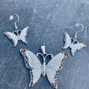 Crystal Butterfly Earrings SK?? Earrings Biker Jewelry Skull Jewelry Sanity Jewelry Stainless Steel jewelry
