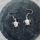 "Crystal Land Turtle" Earrings - SK2591E Earrings Biker Jewelry Skull Jewelry Sanity Jewelry Stainless Steel jewelry