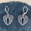 Sanity Jewelry Earrings "Mini Angel Wings" Earrings - Double Silver Bling - SK2535E
