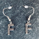 SANITY JEWELRY® F Ladie's Letter Earrings