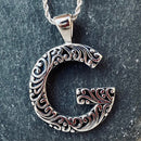 SANITY JEWELRY® G / 16" Stainless Steel Classic Chain Ladie's Letter Pendants