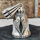 Sanity's Gremlin Bells - Angel Wings - GB02 Biker Jewelry Skull Jewelry Sanity Jewelry Stainless Steel jewelry