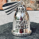 Sanity's Guardian/ Gremlin Bells - Fear None - GB22 Guardian Bell Biker Jewelry Skull Jewelry Sanity Jewelry Stainless Steel jewelry