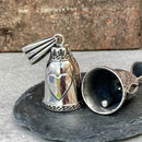 Sanity's Gremlin Bells - Heart - GB03 Biker Jewelry Skull Jewelry Sanity Jewelry Stainless Steel jewelry