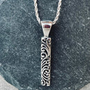 SANITY JEWELRY® I / 16" Stainless Steel Classic Chain Ladie's Letter Pendants