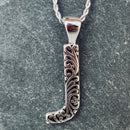 SANITY JEWELRY® J / 16" Stainless Steel Classic Chain Ladie's Letter Pendants