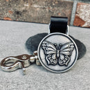 Butterfly Keychain - KC26 Key Chain Biker Jewelry Skull Jewelry Sanity Jewelry Stainless Steel jewelry