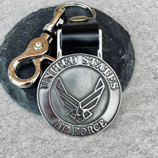 USAF Keychain - KC10 Key Chain Biker Jewelry Skull Jewelry Sanity Jewelry Stainless Steel jewelry