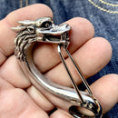 Belt Clip / Clasp - Dragon - Upgrade Your Wallet / Key Chain - WCC-07 Key Clasp Biker Jewelry Skull Jewelry Sanity Jewelry Stainless Steel jewelry