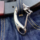 Belt Clip / Clasp - Dragon - Upgrade Your Wallet / Key Chain - WCC-07 Key Clasp Biker Jewelry Skull Jewelry Sanity Jewelry Stainless Steel jewelry