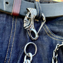 Belt Clip / Clasp - Grim Reaper - Upgrade Your Wallet / Key Chain - WCC-06 Key Clasp Biker Jewelry Skull Jewelry Sanity Jewelry Stainless Steel jewelry