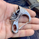 Belt Clip / Clasp - Grim Reaper - Upgrade Your Wallet / Key Chain - WCC-06 Key Clasp Biker Jewelry Skull Jewelry Sanity Jewelry Stainless Steel jewelry