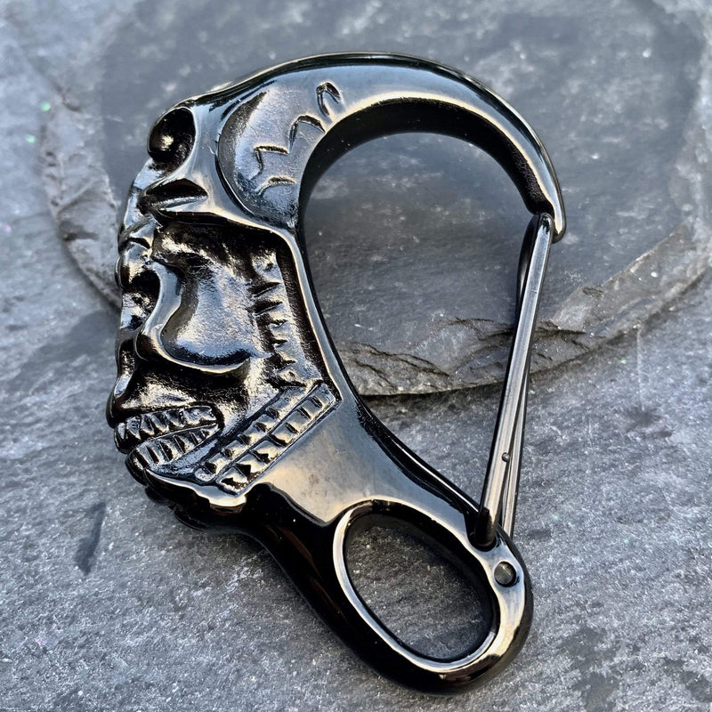 Key Clasp | Scream Skull Black - Upgrade Your Wallet | Sanity Jewelry