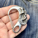 Belt Clip / Clasp - Scream Skull - Upgrade Your Wallet / Key Chain - WCC-01 Key Clasp Biker Jewelry Skull Jewelry Sanity Jewelry Stainless Steel jewelry
