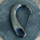 Sanity Jewelry Key Clasp Belt Clip / Clasp - "The Hook"- Black Stainless - Upgrade Your Wallet / Key Chain - WCC-12