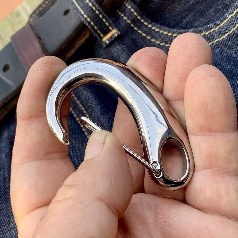 Belt Clip / Clasp - The Hook - Polished - Upgrade Your Wallet / Key