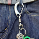 Belt Clip / Clasp - "The Hook" - Upgrade Your Wallet / Key Chain - WCC-03 Key Clasp Biker Jewelry Skull Jewelry Sanity Jewelry Stainless Steel jewelry