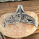 Sanity Jewelry Ladies Necklace 2mm 16” Rope Necklace Dolphin Tail Pendant & Classic Rope Necklace - PEN288