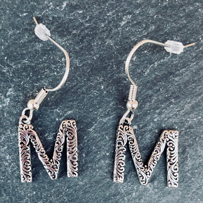 SANITY JEWELRY® M Ladie's Letter Earrings