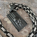 Sanity Jewelry Necklace 22” Black "Sanity's Combo" - American Patriot Flag Black Pendant & Necklace (297)