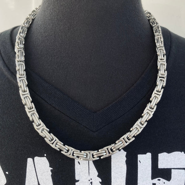 LYNCH SILVERSMITH [\"FD125×50cm\"] necklace-necklace-stainless-
