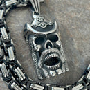 Sanity Jewelry Necklace 22” Silver "Sanity's Combo" - Cowboy "Lemmy" Pendant & Necklace (482)