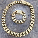 Bagger Necklace - "EASY RIDER" - Gold Stainless - 3/4" wide Necklace Biker Jewelry Skull Jewelry Sanity Jewelry Stainless Steel jewelry