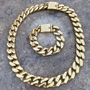 Bagger Necklace - "EASY RIDER" - Gold Stainless - 3/4" wide Necklace Biker Jewelry Skull Jewelry Sanity Jewelry Stainless Steel jewelry