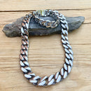 Bagger Necklace - "EASY RIDER" - Polished  - 3/4 Inch wide