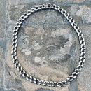 SANITY JEWELRY® Necklace - Corruption - Cuban Link - Custom - Polished Stainless - 1/4" Wide - CN03