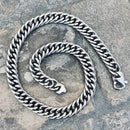 SANITY JEWELRY® Necklace - Curb Chain - Polished Stainless - 1/2" Wide - CCN01