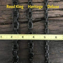 Necklace - All Black - Daytona Beach Deluxe - 1/4 inch wide Necklace Biker Jewelry Skull Jewelry Sanity Jewelry Stainless Steel jewelry