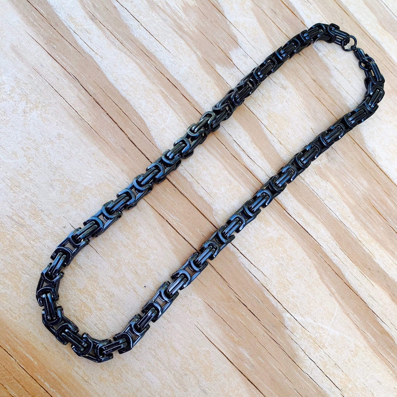 Sanity Jewelry Necklace Necklace - All Black - Daytona Beach Heritage 1/2 inch