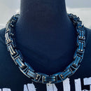 Sanity Jewelry Necklace Necklace - Black Stainless - Daytona Beach CVO 1 inch wide