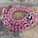 SANITY JEWELRY® Necklace Necklace - Pink & Silver - Daytona Beach Mini 1/8" wide