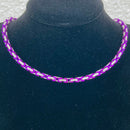 SANITY JEWELRY® Necklace Necklace - Purple & Silver - Daytona Beach Mini 1/8" wide