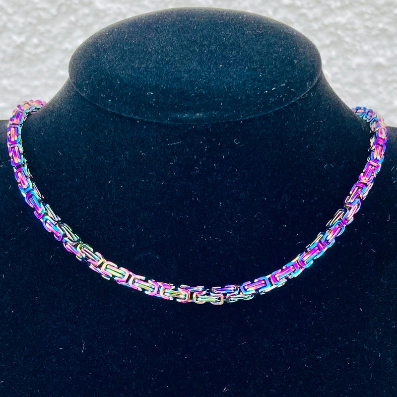 SANITY JEWELRY® Necklace Necklace - Rainbow - Daytona Beach Mini 1/8" wide