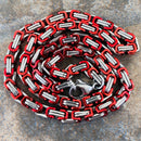 SANITY JEWELRY® Necklace Necklace - Red & Silver - Daytona Beach Mini 1/8" wide