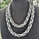 Sanity Jewelry Necklace Necklace - Stainless Steel - Daytona Beach Road King 3/4 inch wide