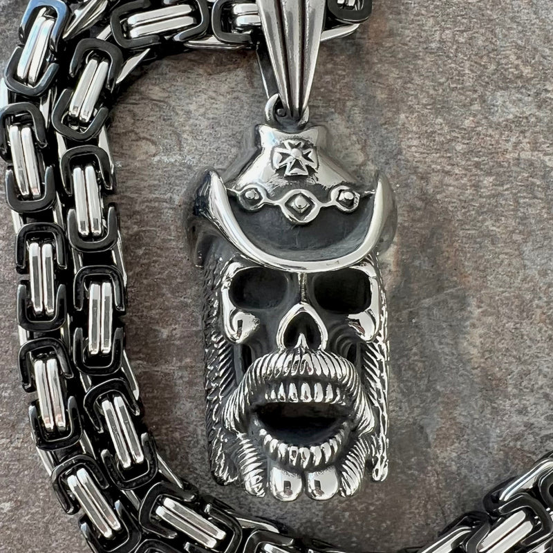 Sanity Jewelry Necklace "Sanity's Combo" - Cowboy "Lemmy" Pendant & Necklace (482)