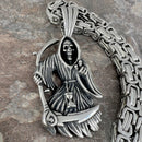 Sanity Jewelry Necklace "Sanity's Combo" - Grim Reaper & Scythe Pendant & Necklace (450)
