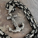 Sanity Jewelry Necklace "Sanity's Combo" - Old School Anchor Pendant & Necklace (469)