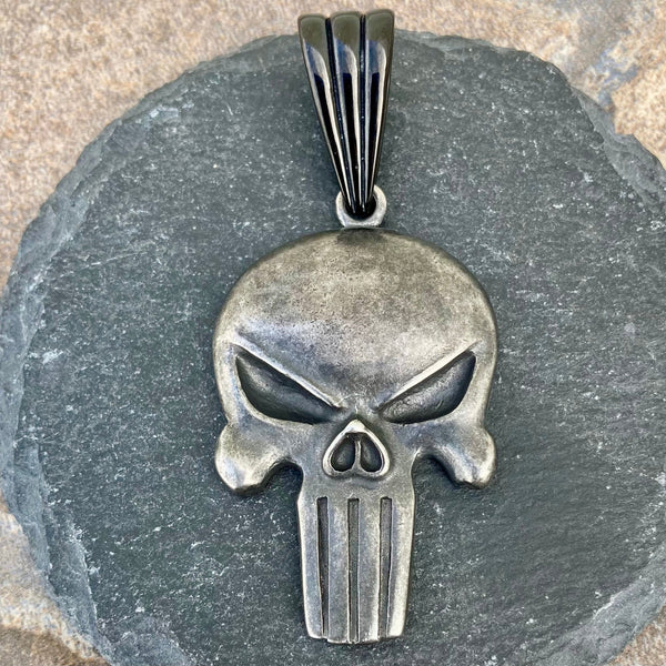 Sanity Jewelry Necklace "Sanity's Combo" - Skull Galvanized Pendant & Necklace (466)