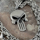Sanity Jewelry Necklace "Sanity's Combo" - Skull Polished Pendant & Necklace (468)