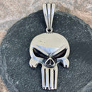 Sanity Jewelry Necklace "Sanity's Combo" - Skull Polished Pendant & Necklace (468)