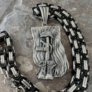 Sanity Jewelry Necklace "Sanity's Combo" - Soldiers Cross & American Flag Pendant & Necklace (285)